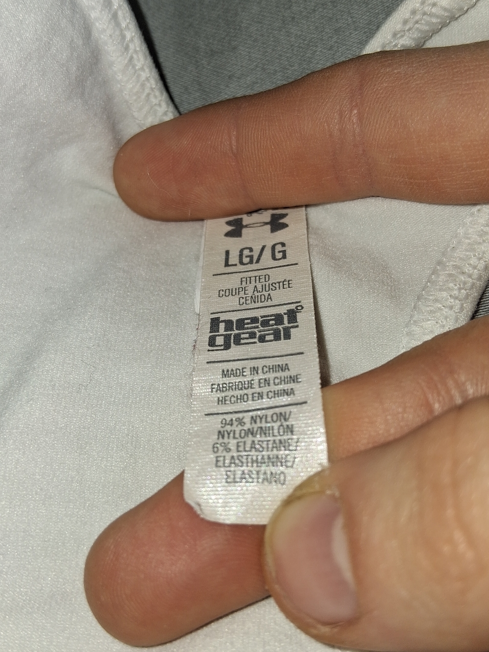 Under Armour White Racerback Performance Tank - Picture 3 of 3